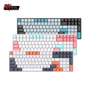 Royal Kludge RK100 <strong>Computer</strong> Tablet Red Dragon Mechanical Typewriter Gamming Clavier Usb Mobile Phone <strong>Wireless</strong> Russian Keyboard - Product Image 6