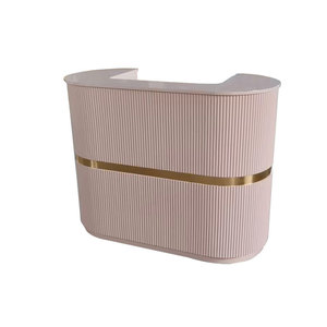 Nhà Máy bán hàng tùy chỉnh bằng gỗ nhỏ chần tiền mặt móng tay tiếp tân quầy lễ tân - Product Image 4