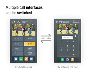 Sistema de intercomunicador con control remoto para múltiples apartamentos, sistema de intercomunicación con desbloqueo por aplicación para Android/IOS - Product Image 4