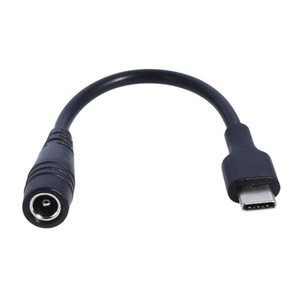 DC Type-cメスから5.5*2.1メスケーブル5521電源ジャックDC電源コネクター5.5x2.1アダプターUSBタイプCコンバーター - Product Image 1