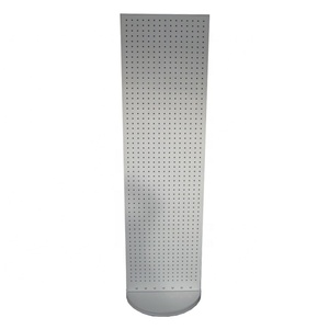 Espositore rotante per Spinner Pegboard con piolo in MDF e ganci in metallo