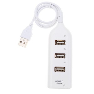 4端口便携式高USB 2.0数据扩展集线器USB分离器适用于视窗XP/ Vista 7 8 10笔记本电脑 - Product Image 2