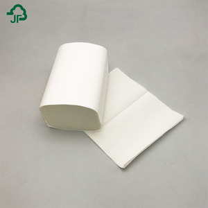 Factory High Quality Production Directly White 1/2 Ply <strong>V</strong>-Fold Hand Towels Natural <strong>Interfolded</strong> Hand Towel Paper - Product Image 4