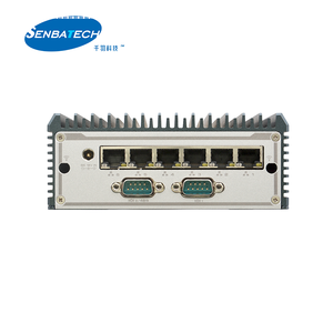 มินิพีซีสำหรับอุตสาหกรรม C4350S-L6พร้อม5205U 6แลน DDR4สูงสุด32GB SSD + HDD SIM 2 COM 12V เราเตอร์ pfsense เคสมินิพีซีสำนักงาน - Product Image 5