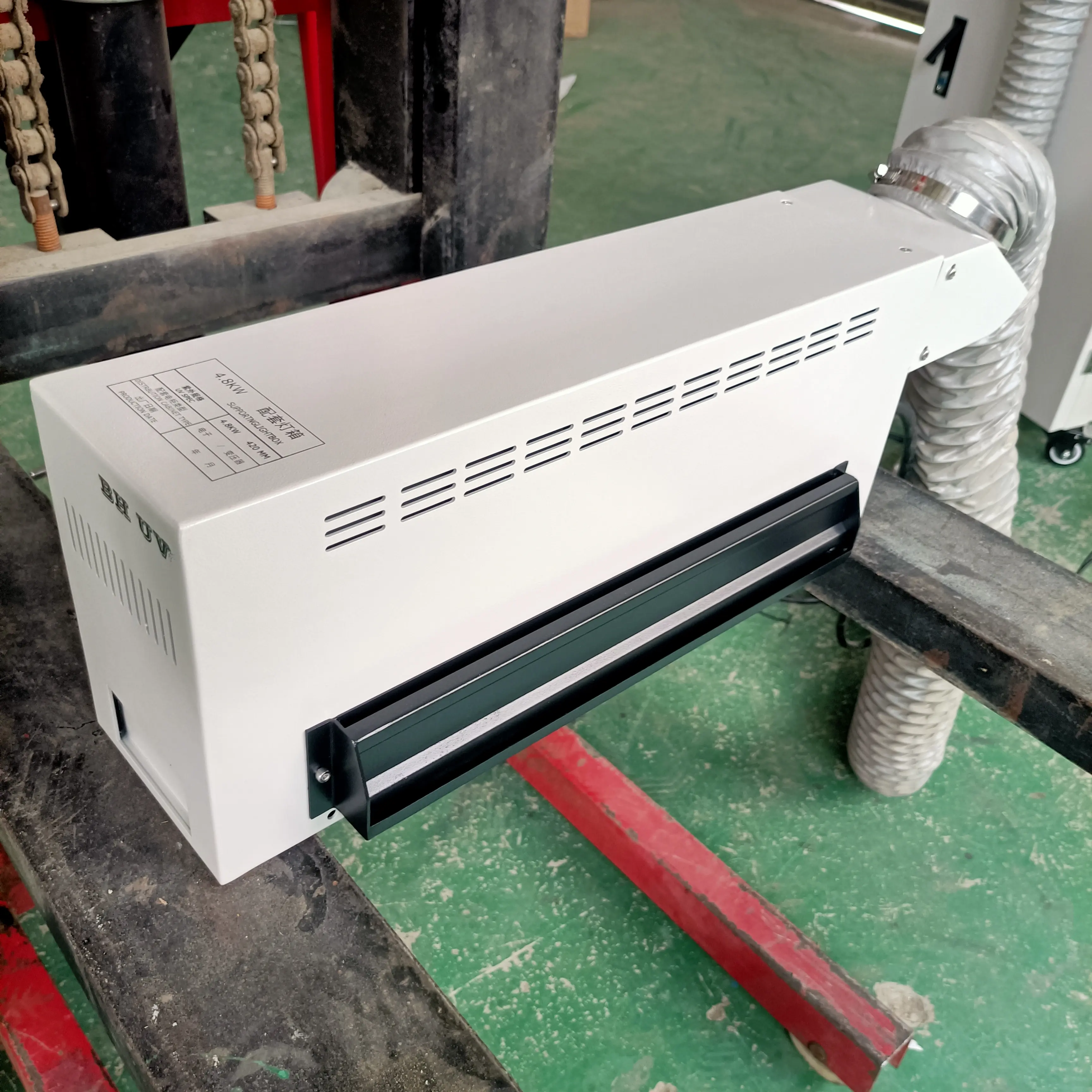 Impressão de etiquetas de secagem UV unidade 320 milímetros UV lâmpada de cura secador de solução para a máquina da imprensa