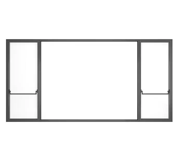 Fenêtre de porte de balcon de haute qualité fenêtres d'image battantes en aluminium intégrées