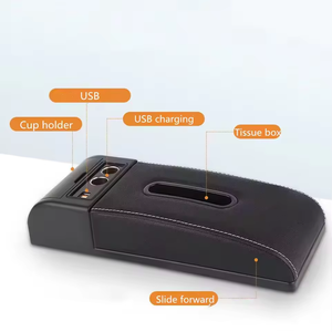 Fabrika fiyat USB ile çok fonksiyonlu araba kol dayama araba evrensel aksesuarları merkezi dirsek dinlenme konsolu kutusu araba kol dayama - Product Image 4