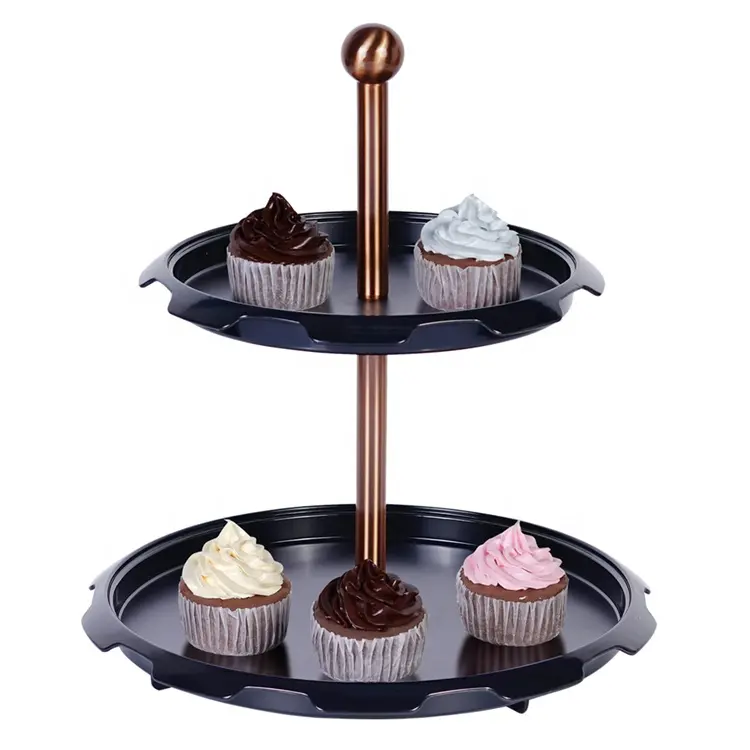 Mini Cupcake Stand Display 2 Tier Wedding Cake Stand Plastic Cupcake Stand