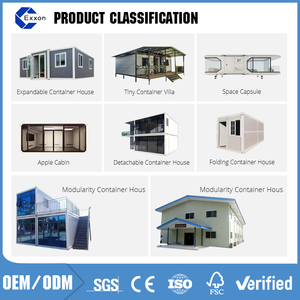 Casa contenedor paquete plano desmontable diseño de oficina prefabricado edificio modular personalizable - Product Image 2