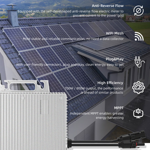 德国热销智能迷你700W WiFi监控太阳能电池板电源系统并网太阳能微型逆变器 - Product Image 5