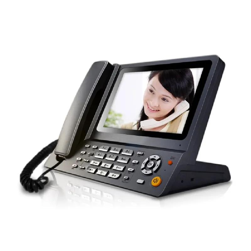Sistema Android SIP Video IP Phone Con 7 Pollici touch screen ,USB della macchina fotografica/linea PSTN opzionale