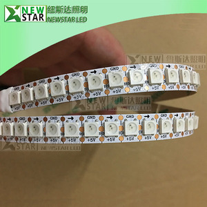 DC5V Custom APA105 RGB striscia LED digitale 30/60/72/144 Led/m larghezza 10mm Smart digitale striscia LED per decorare - Product Image 6