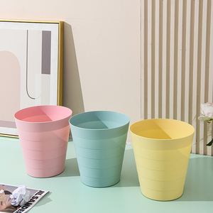 厂家批发环保8L塑料垃圾桶圆形垃圾桶室内垃圾桶简易垃圾桶 - Product Image 6