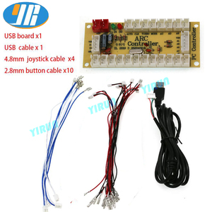 1 игрок, 5 В, аркадный USB-кодировщик с нулевой задержкой для ПК, Raspberry Pi Coin Pusher, джойстик, для 6 + лет, аркадная игровая консоль - Product Image 6