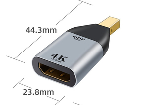 <strong>HDMI</strong> Female to Mini DP Male Converter Adapter 4K 30Hz Sync Data Transmission for Computer - Product Image 3