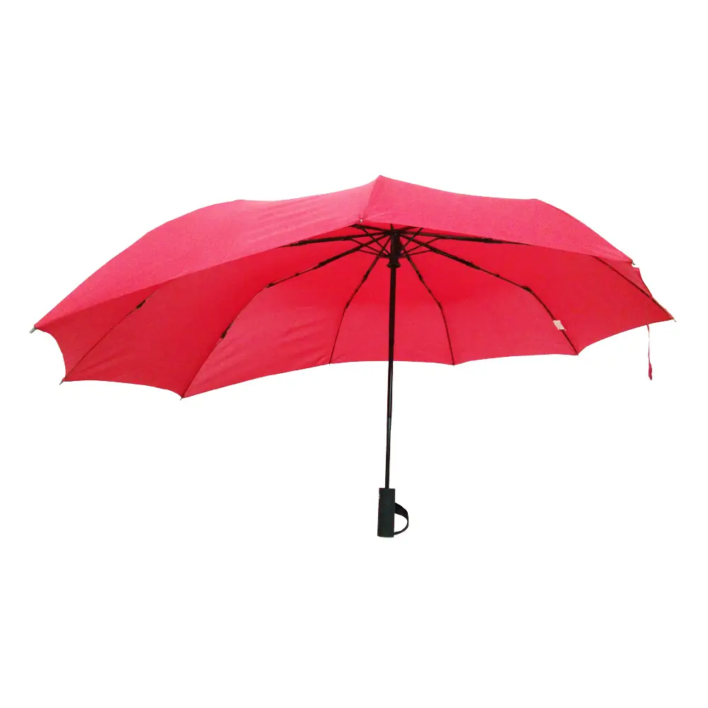 Zaino moto ombrello in fibra di vetro antivento per ombrelli pubblicitari nuovi arrivi 3 pieghe 9 costole rosso automatico per tutte le stagioni