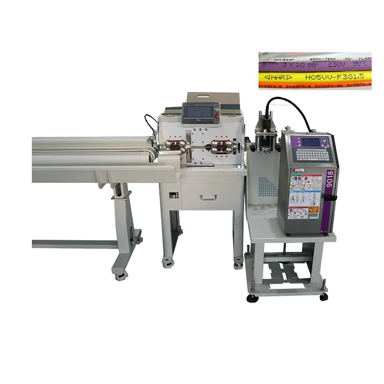 Máquina de impresión de inyección de tinta, Cable conveniente de pelado, precio de fábrica, EW-05F + P