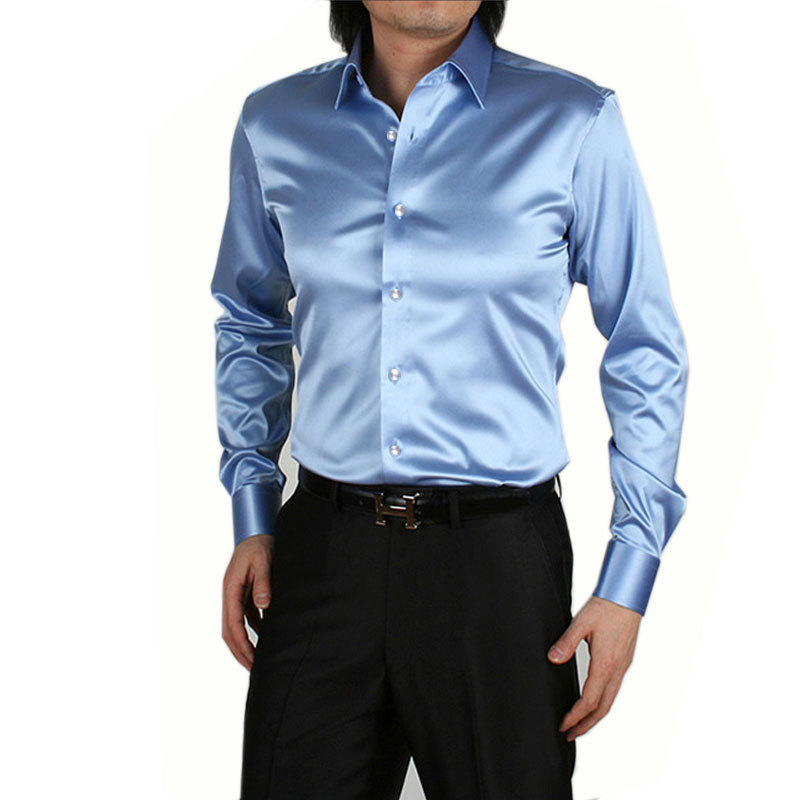 Sa02100 light blue silk-like