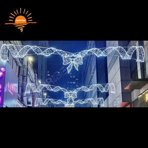Large <strong>Snowflake</strong> <strong>String</strong> Light Motif Light Outdoor <strong>Led</strong> Hanging Across Street Lights Christmas Tree Decoration Fairy Garland - Product Image 4