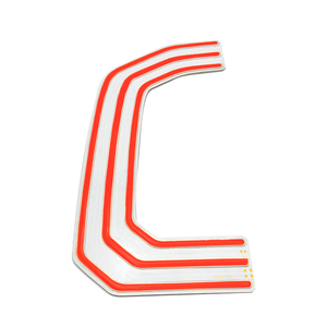 Red Color COB <strong>LED</strong> Chip Manufacturer Custom 192.98*101.18*1.0MM 4.8W 5.5W <strong>6.5W</strong> 12V for Car Light - Product Image 6