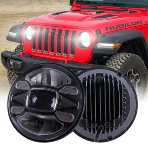Car Accessories High Power Daymaker Super Bright 7 Inch Round <strong>Led</strong> Headlights 12V Headlight 7 Inch with DRL for Cars - Product Image 2