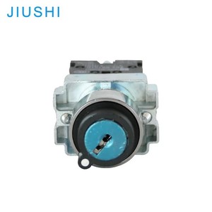 XB2-BG21 22mm Latching Self-locking Type Selector Knob Rotary Key <strong>Switch</strong> 2position Metal Key Switch1NO <strong>2ways</strong> ZB2-BE101 - Product Image 2