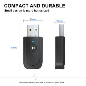 Ordenador portátil Car Audio Bluetooth 5,0 receptor transmisor adaptador - Product Image 3