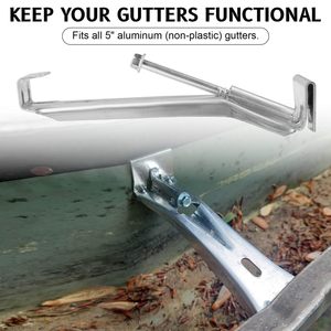 Penjualan Langsung Pabrik Gantungan Talang Aluminium Berkualitas Tinggi Tersembunyi Ukuran 5, 6, 7, 8 Inci dengan Sekrup Cepat untuk Sistem Drainase - Product Image 3