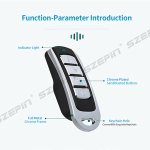 Mehrfrequenz-4-Tasten-Duplikator-Replikationscode Universal Garage Electric Door RF Wireless-Fernbedienung - Product Image 6