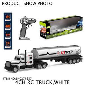 1:12รีโมทคอนโทรลรถบรรทุกน้ำมัน4CH 2.4กรัม RC รุ่นของเล่น - Product Image 6
