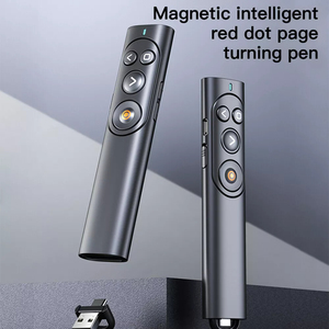 PPT-Präsentation Roter Laser-Seiten drehs tift Drahtlose Zeiger fernbedienung 2.4G RF USB Presenter Flip-Page-Stift für PowerPoint - Product Image 5
