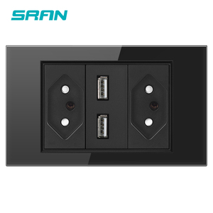 Brazil Standard <strong>Multi</strong> <strong>Function</strong> DIY Electrical Power Wall <strong>USB</strong> Outlet <strong>Socket</strong> for Home