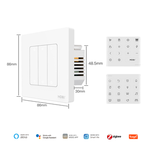 ZigBee Star Ring Smart Light interruttore a pulsante interruttore scena 6Gang interruttore a parete filo neutro richiesto lavoro con Alexa Google Home - Product Image 3