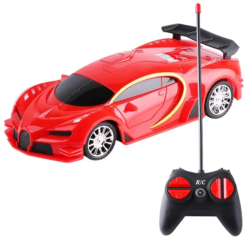 Vehículo de juguete eléctrico de alta velocidad para niños, vehículo de control remoto con radio, 1:24