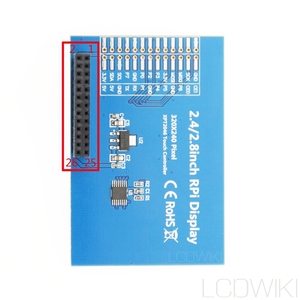 Hot Selling 2,4-Zoll-TFT-SPI-LCD-Modul 320x240 Treiber-IC ILI9341 Bildschirm anzeige für Raspberry Pi - Product Image 6