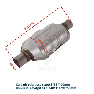 Universal Wholesale Auto Engine Exhaust System Catalytic Converter With Euro3 4 5 OBDI/OBDII - Product Image 6