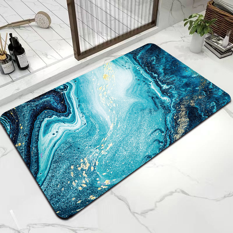 Aqua green ripple