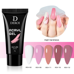 Ücretsiz örnek profesyonel akrilik jel Uv OEM ODM özel etiket poli jel hızlı uzatma poli jel tırnak seti uzatma başlangıç kiti - Product Image 2