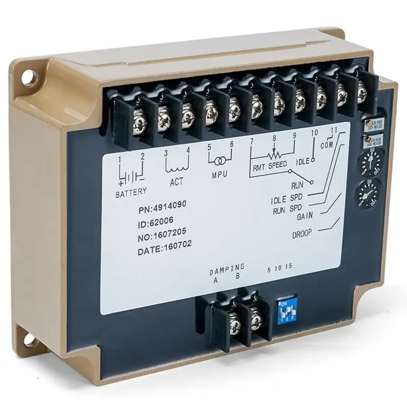 Contrôleur de vitesse EFC 4914091 Board pour générateur Cummins Elec Governor HGM4100LT EFC3044196 GM50H 3062322 HAT600N ESD5330E