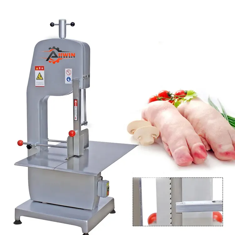 Máquina de corte de carne para alimentos congelados, máquina de serrar ossos, serra de peixes, máquina de moagem de peixes