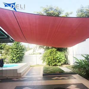 Custom Heavy Duty <strong>HDPE</strong> 180GSM Fabric Triangle Sun Shade Sail <strong>Net</strong> for <strong>Shading</strong> - Product Image 2