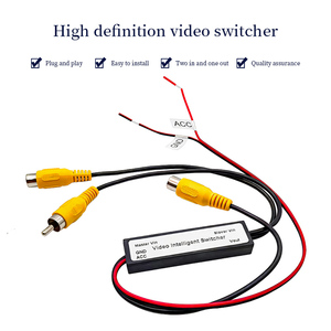 AV <strong>Input</strong> to <strong>1</strong> <strong>Output</strong> Channel Smart Switcher for In-Car DVD Camera Monitors RCA Video Auto <strong>Switching</strong> Cable Video Switcher - Product Image 3