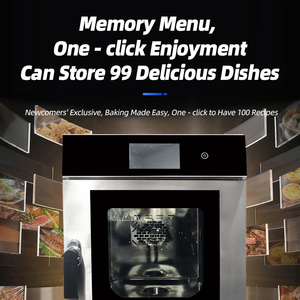 Lò nướng màn hình cảm ứng thông minh thương mại 5 lớp để xử lý hàng loạt Lò nướng Combi áp suất cao để nấu nhanh - Product Image 4