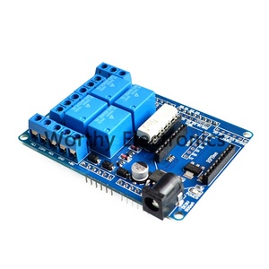 La scheda di estensione del modulo relè a 4 canali 5V di alta qualità supporta il modulo elettronico V1.3 con schermo relè 3A a quattro vie
