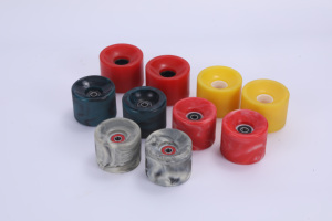 Bán buôn 100A PU Skateboard bánh xe tùy chỉnh trống 52mm 55mm <span class=keywords><strong>Skate</strong></span> ban nhà máy giá cho chất lượng cao Skateboard bánh xe - Product Image 4