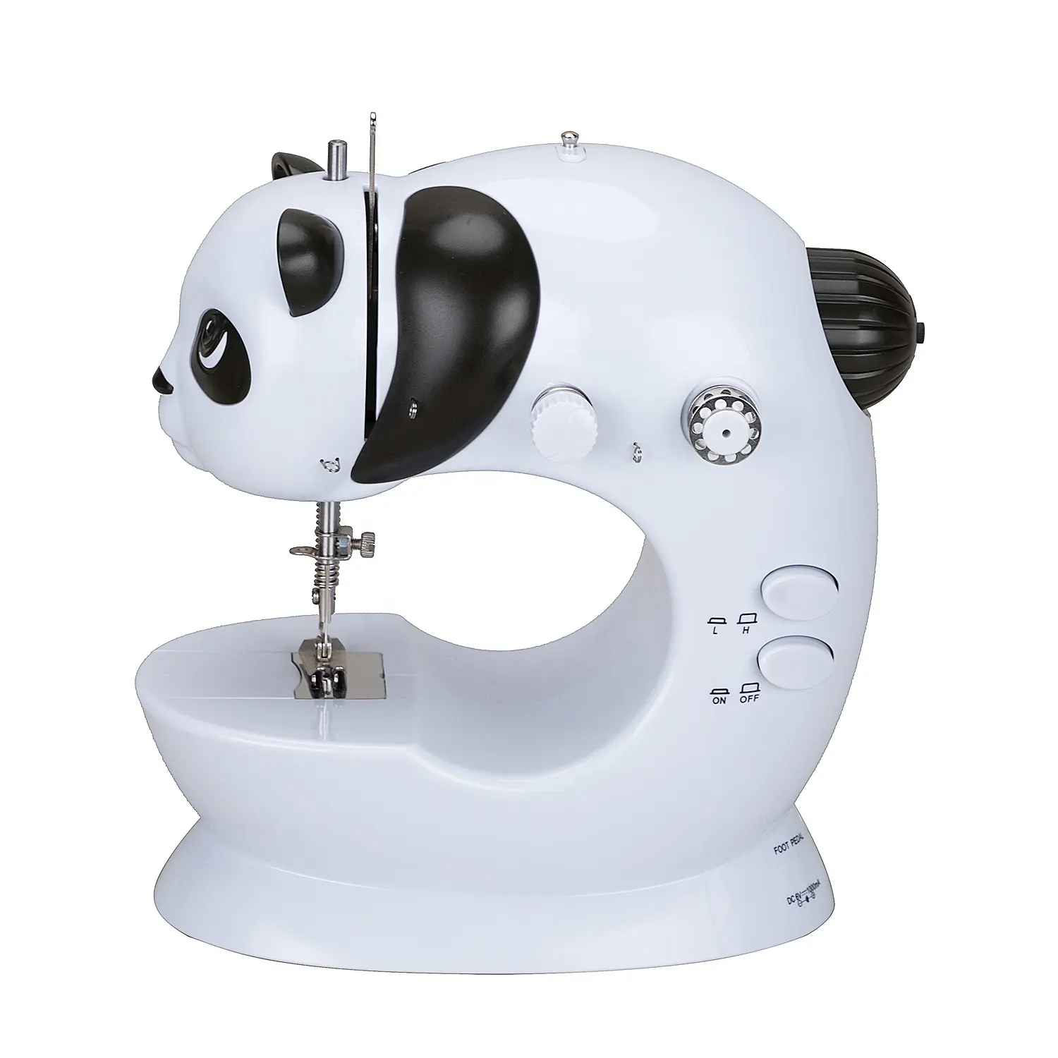 VOF FHSM 228 carrefour panda cortina coverstitch parte de la máquina de coser mini eléctrico cerradura plana casa máquina de coser