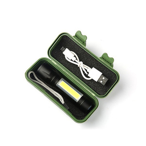 Taşınabilir şarj edilebilir Zoom Led el feneri Xpe flaş ışıklı fener fener 3 aydınlatma modları kamp işık Mini Led el feneri - Product Image 2