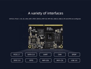 Braccio SOM Octa Core A76 + A55 64Bit 2.4GHz RK3588S 6top AI accelerano la scheda di sviluppo Open source Android Ubuntu Debian Linux - Product Image 5