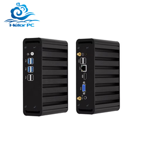 HLY มินิพีซี Win 10 Intel Core i7 5500U Fanless คอมพิวเตอร์เดสก์ท็อป VGA HD WIFI 8G Ram 256G SSD HTPC กล่องทีวี USB3.0 WIFI miniPC - Product Image 1