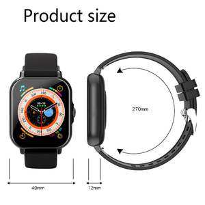 智能手表BT呼叫智能手表大屏幕心率监测制造商为安卓IOS手机定制标志OEM ODM - Product Image 6
